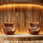 Aménagement intérieur d'un espace de réception